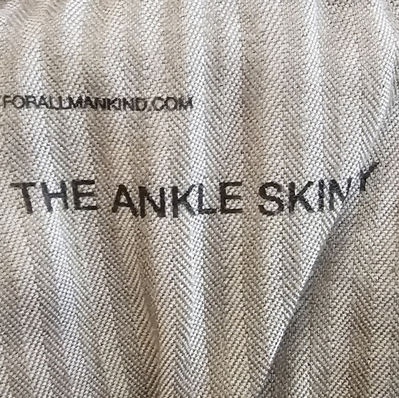 7 For All Mankind The Ankle Skinny Size 28 NWOT - Picture 4 of 10